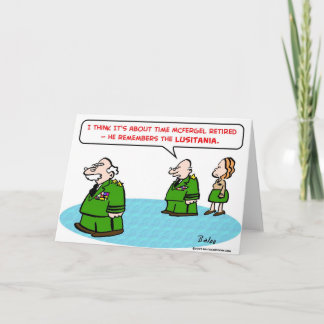 army retire remember lusitania card