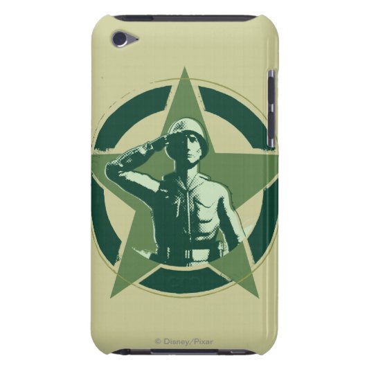 Army Sarge Salutes iPod Touch Cover (Back)