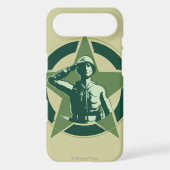 Army Sarge Salutes iPod Touch Cover (Back)
