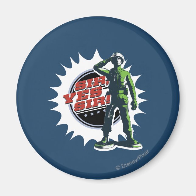 Army Sarge: Sir, Yes Sir! Magnet (Front)