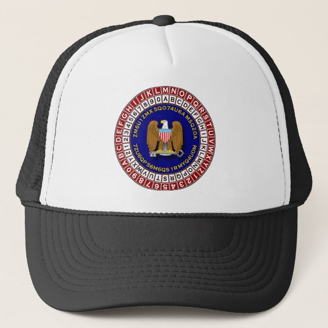 Army Security Agency - Code Wheel 1 Trucker Hat (Front)