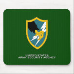 Army Security Agency shoulder patch Mouse Pad<br><div class="desc">__________________________________________________________________________________________________ The new store is complete and is now open - this entire section will be gone soon. Go visit the new store for many more ASA items - Thanks! - http://www.zazzle.com/asanet (copy and paste the URL). __________________________________________________________________________________________________ Those familiar desktop items we all now use everyday. Display your past on...</div>