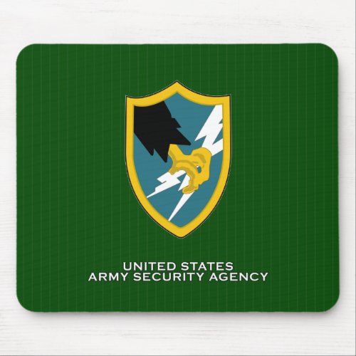 Army Security Agency shoulder patch Mouse Pad