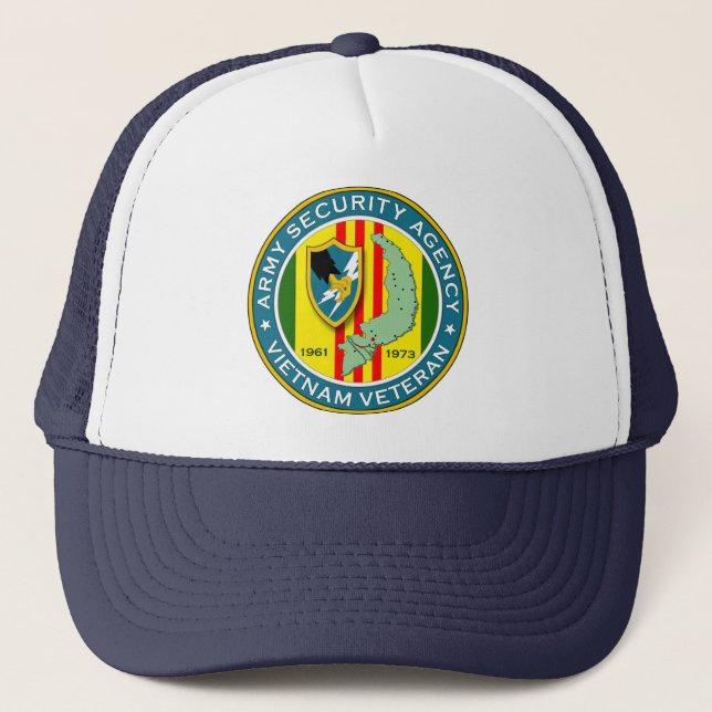 Army Security Agency - Vietnam Veteran Trucker Hat (Front)