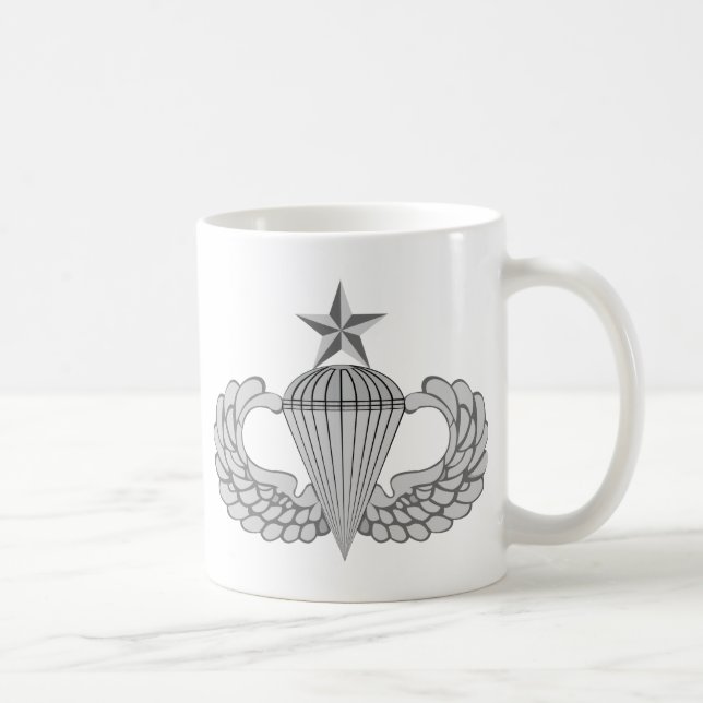 Army Senior Jump Wings Coffee Mug (Right)