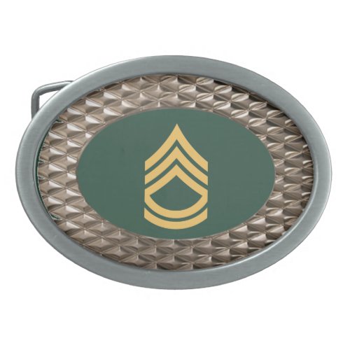 Army Sergeant First Class Buckle Belt Buckle