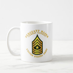 Army - Sergeant Major - SGM - Combat Veteran Coffee Mug