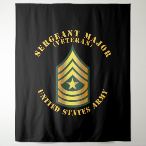 Army _ Sergeant Major _ SGM _ Veteran Tapestry
