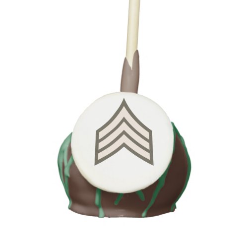 Army Sergeant rank Cake Pops