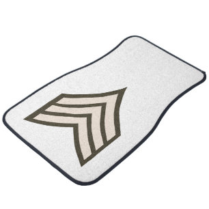 Army Sergeant rank Car Floor Mat