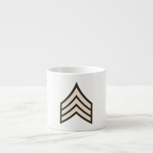 Army Sergeant rank Espresso Cup