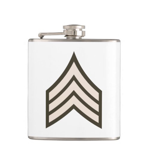 Army Sergeant rank Flask