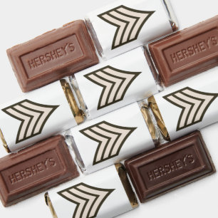 Army Sergeant rank Hershey's Miniatures