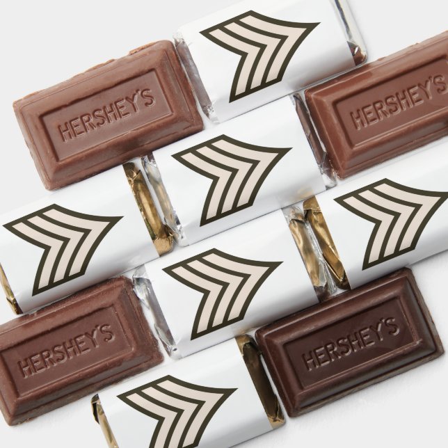 Army Sergeant rank Hershey's Miniatures (Assorted)