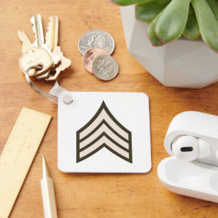 Army Sergeant rank Keychain