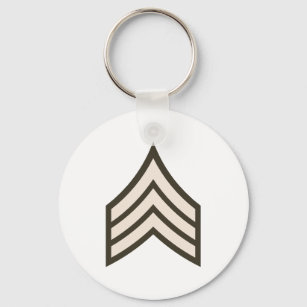 Army Sergeant rank Keychain