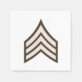 Army Sergeant rank Napkins