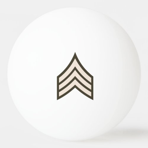 Army Sergeant rank Ping Pong Ball