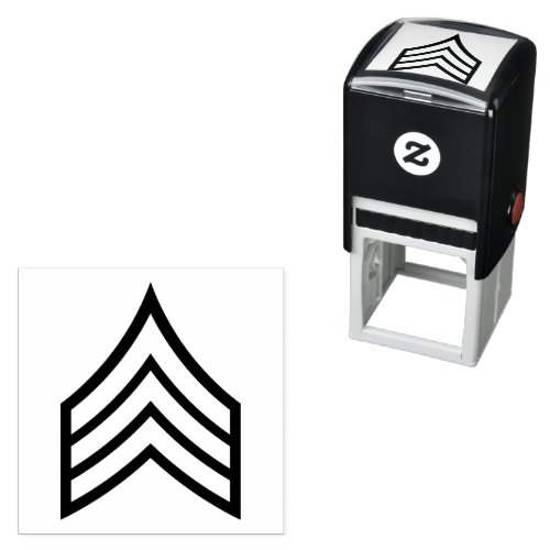 Army Sergeant rank Self_inking Stamp