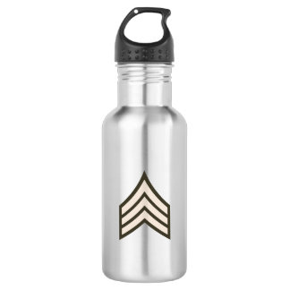Army Sergeant rank Stainless Steel Water Bottle