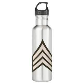 Army Sergeant rank Stainless Steel Water Bottle