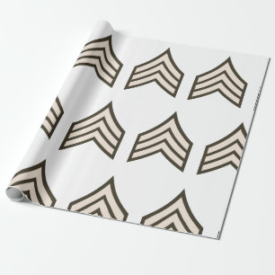 Army Sergeant rank Wrapping Paper