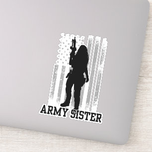 Army Sister Sticker