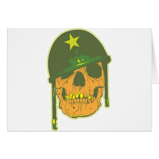 Army Skull Cards (Front Horizontal)