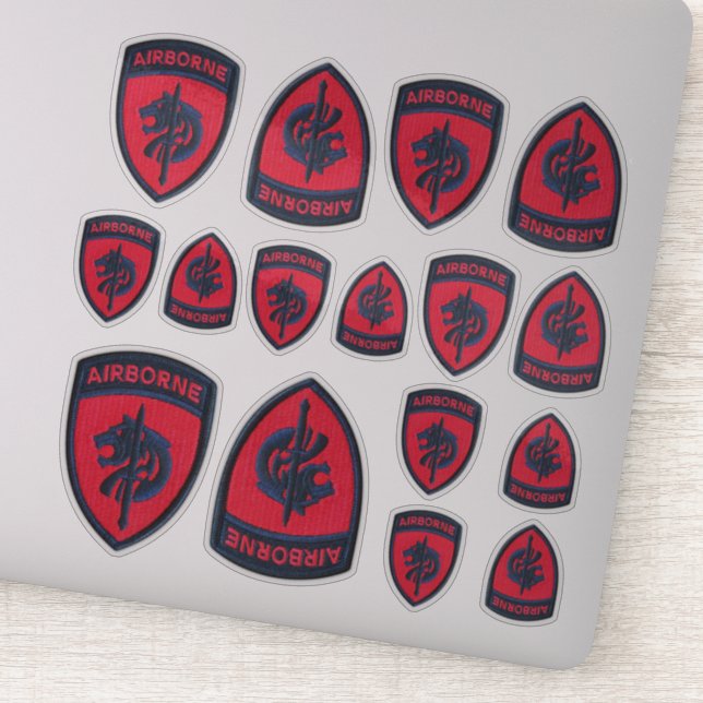 Army SOCAFRICA Special Ops Veterans Contour Sticker (Detail)