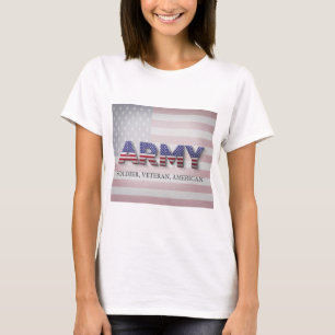 Army “Soldier, Veteran, American” T-Shirt
