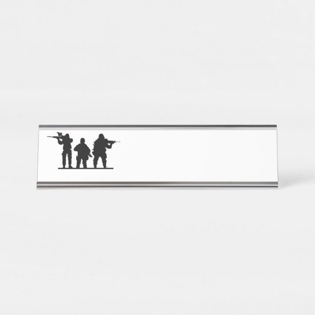 Army Soldiers Desk Name Plate (Front)