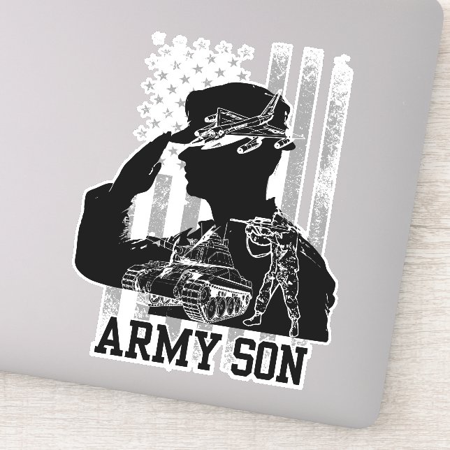 Army Son Sticker (Detail)