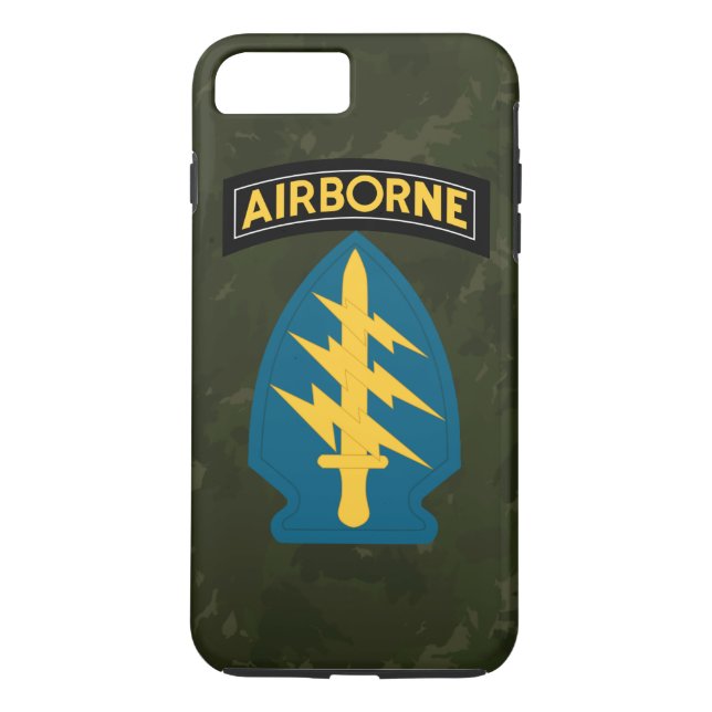 Army Special Forces "Green Berets" Army Green Camo Case-Mate iPhone Case (Back)