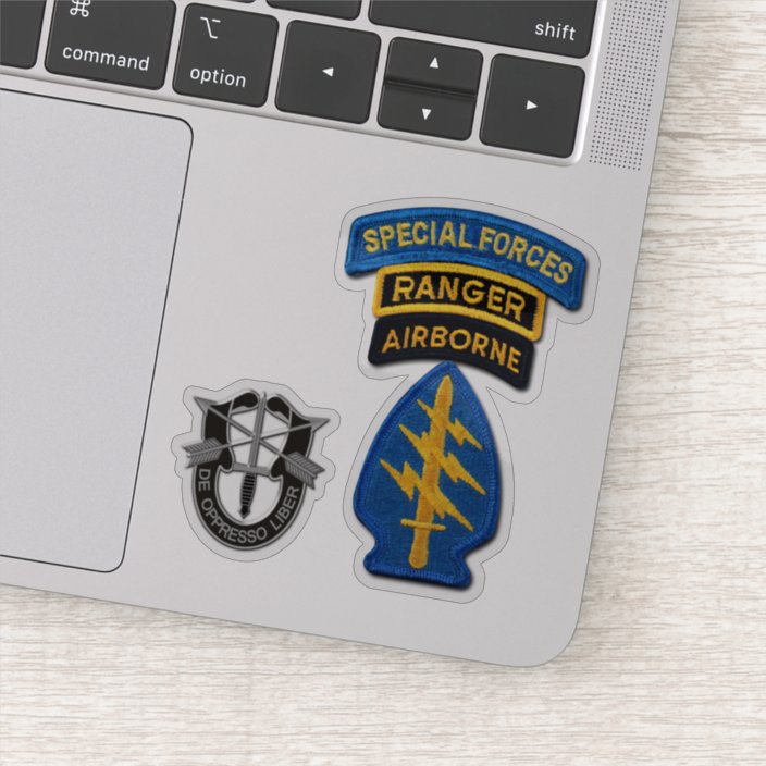 Army Special Forces Green Berets Contour Stickers | Zazzle.com