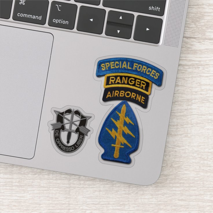 Army Special Forces Green Berets Contour Stickers | Zazzle