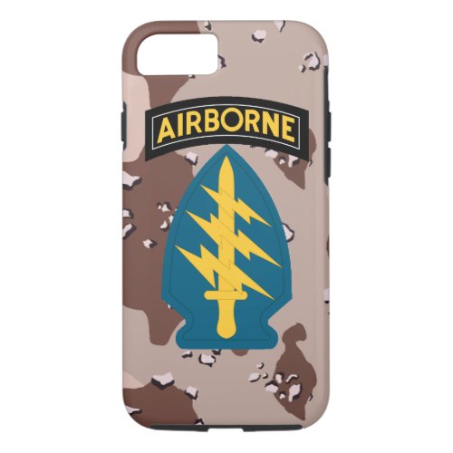Army Special Forces Green Berets Desert Camo iPhone 87 Case
