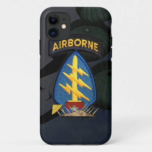 Army special forces green berets nam iPhone 11 case
