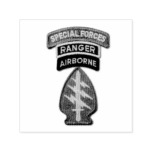 Army Special Forces Green Berets SF SFG SOF Patch Self_inking Stamp