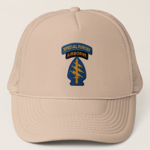 army special forces green berets SFG veterans vets Trucker Hat