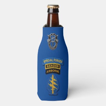 Army Special Forces Group Green Berets Sfga Sfg Bottle Cooler by willeboy at Zazzle