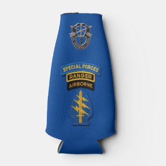 Army Special Forces Group Green Berets SFGA SFG Bottle Cooler | Zazzle