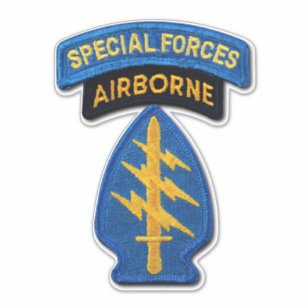 Army Special Forces Groups Green Berets Contour St Sticker