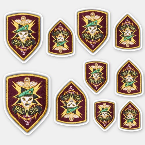 Army Special Forces MAC_V_SOG contour stickers Sticker