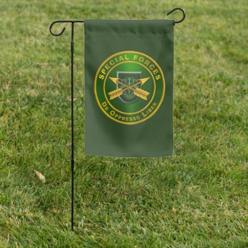Army Special Forces Veteran  Garden Flag