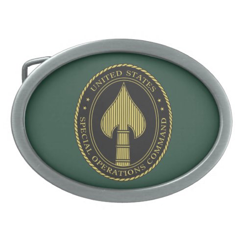 Army Special Operations Command Buckle Oval Belt Buckle