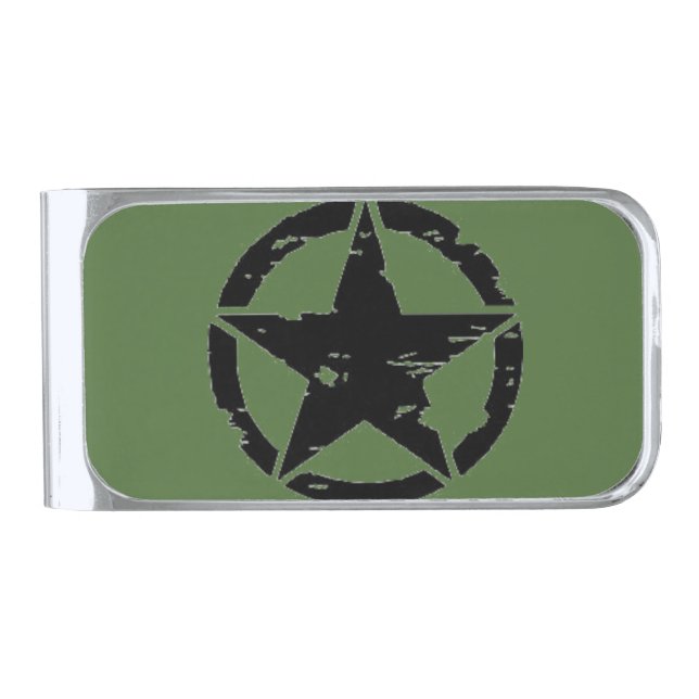 Army Star Money Clip (Front)