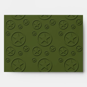 Army Star pattern Envelope