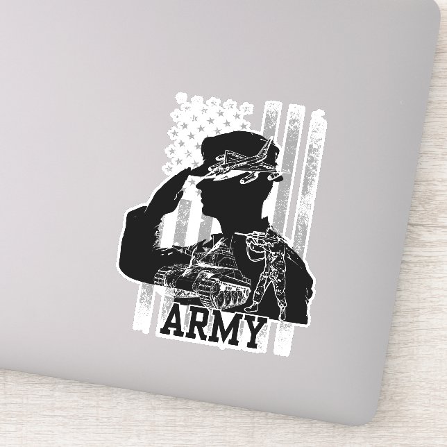 Army Sticker (Detail)