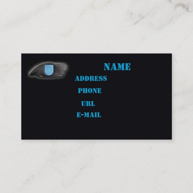 army strong veterans patches vets business Card (Front)