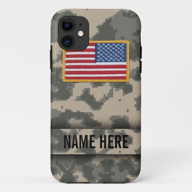 Army Style Digital Camouflage Case (Back)